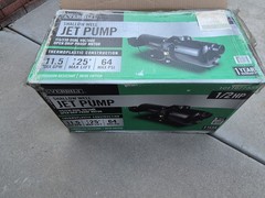 Everbilt Shallow Well Jet Pump 1/2 HP, Thermoplastic, 11.5 GPM HDSWJ50