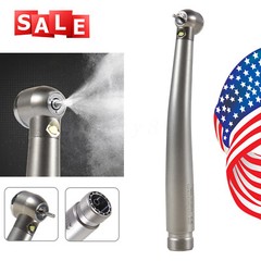 Pieza de mano alta velocidad fibra óptica LED dental E-generator 2 Hole Turbine