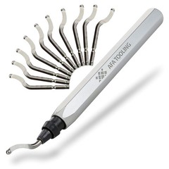 11 Heavy-Duty HSS Blades Deburring Tool – Perfect for Metal, PVC, & 3D Printing