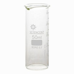 Set of 6 Laboratory Glassware Science Lab Chemistry Beaker 50/100/250/500/1000ml