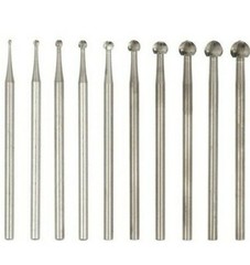 Round Carbide Burs for Friction Grip High FG (Choose Your Size & Qty) 19mm 26mm
