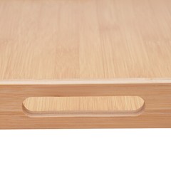 Bamboo Serving Trays 4pcs Modern Kitchen Trays For Hold Fruits Cakes Drinks