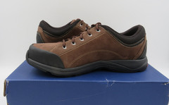 Rockport Men’s Chranson Walking Shoes 12 Wide Dark Brown/Black NEW
