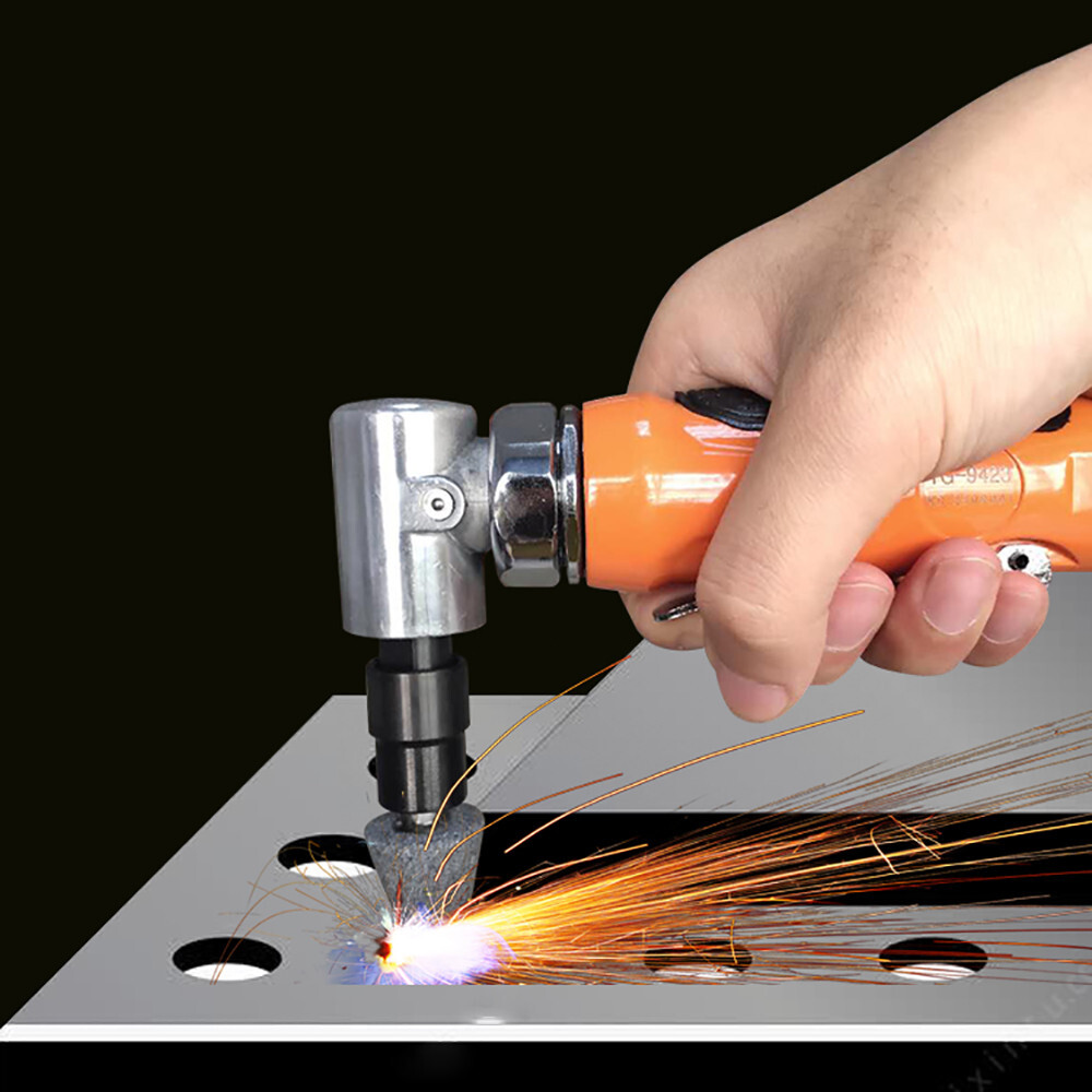 Pneumatic Right Angle Grinder Industrial Elbow Polishing Machine Chuck 6MM 4CFM