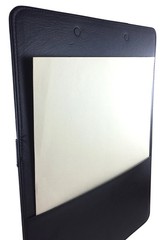 Clipboard Faux Leather Single Black