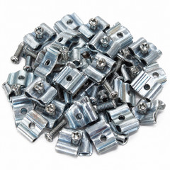 Gridwall Joining Clips Connectors for Wire Grid Panels and Grid Wall – Chrome…