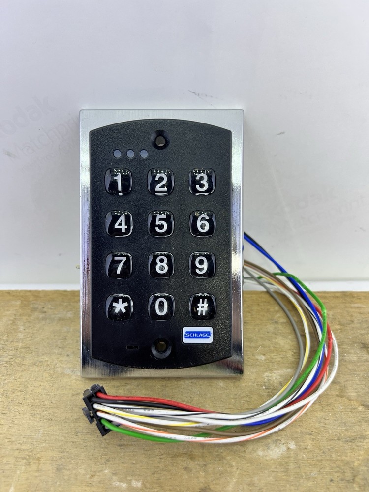 Schlage 2000E Flush Mount Backlit Access Control Keypad Standalone