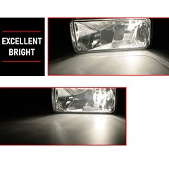 Fog Lights with Harness for Chevy Silverado 2007-2013 OE Style Clear Lens