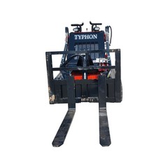 TYPHON STOMP Pallet Fork Compact Series Attachment for Mini Skid Steer Loaders