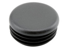 2-1/2″ OD Round 14-18Ga Black Plastic End Cap Plugs (2.34″ to 2.40″ ID)