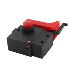 FA2-6/1BEK 250V 6A 5E4 Lock On Power Tool Electric Drill Trigger Switches Black