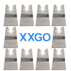 XXGO 10 Pcs Universal 2 Inch Multi Tool Scraper Blade – 10 Pcs, Silver