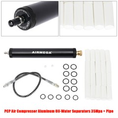 High Pressure PCP Air Filter Oil Water Separator Compressor Cylinder 35 Mpa+Pipe
