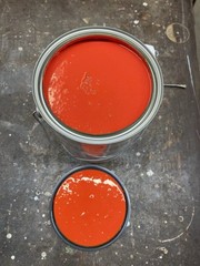 Sherwin Williams Sher-Cryl Acrylic Semi-Gloss Industrial Paint/ Auto Zone Red