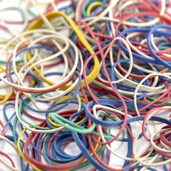 Officemate Assorted Size and Color Rubber Bands, 4 oz (82025), 0.05 x 5.75 x …