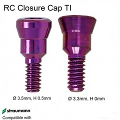 Dental Titanium Healing Abutment Cap for Straumann ITI B0ne Level NC/RC Implants