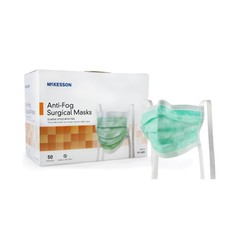 McKesson Surgical Mask Pleated 50 per Box 91-1400