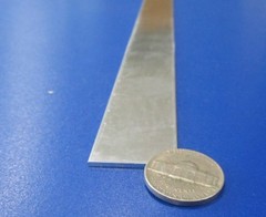 6061 T6 Aluminum Bar, 1/16″ (.062″) Thick x 1.00″ Wide x 36″ Length, 4 pcs