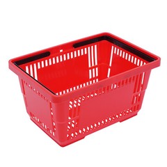 12 Handle Baskets Handheld Retail Store Shopping Grocery 18L 22lbs load-bearing