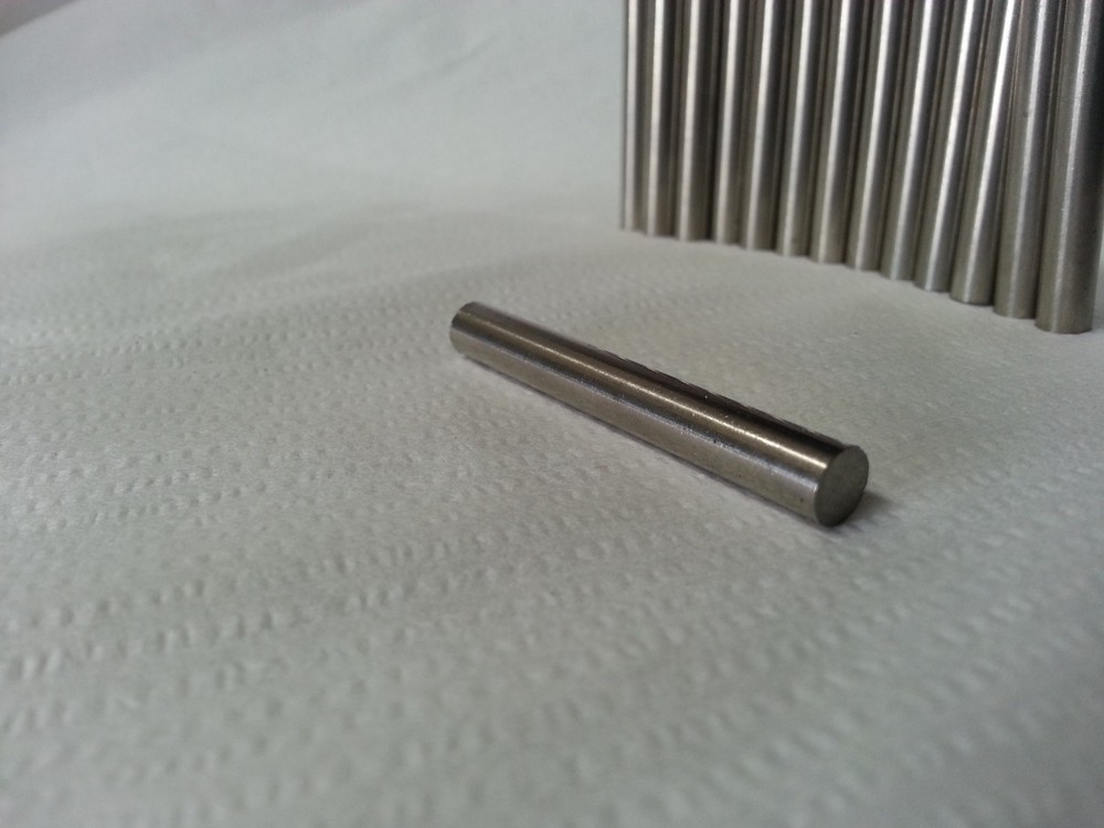 3/16″ diameter x 2″ Long Magnet rod ground ALNiCo 5 grade 1 each