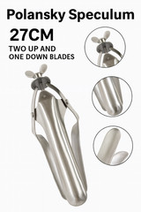 1 Each – Equine Vaginal Speculum Polansky 10.5″- Ranch, Veterinary – Stainless