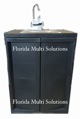 Portable Self Contained Sink W/ Tankless Faucet INSTANT HOT WATER 110V