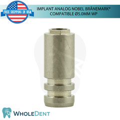 Dental Fixture Analog WP Nobel Brånemark® Compatible Ø5.0mm External Hex