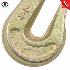 10 Pack 1/4″ Chain Hooks G70 Clevis Grab Hooks,Working Load 3600lbs Alloy Steel