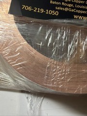 Copper ground strap Flat- 2 Inch wide .022 in Thick – 10 FT roll Pure Copper.