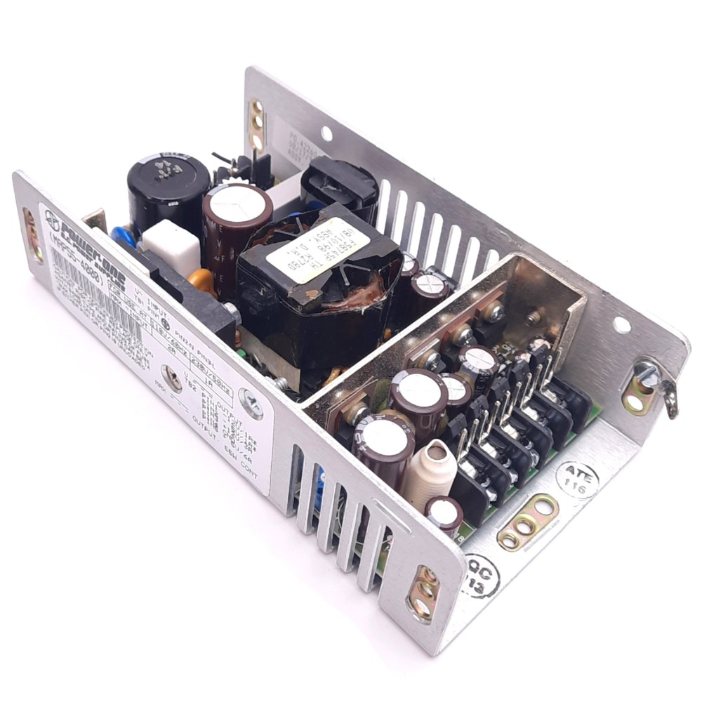 Power-One MAP55-4000 Power Supply, 110/230VAC In, 5/12VDC 6/3A Out, 55W Max