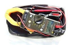 TRMS AC DC Clamp Meter Ammeter Digital Multimeter+Capacitor Tester HVAC Tool New