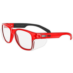 Y50 Safety Glasses for Construction | Black Frame — 2 Pairs, Clear Lens – 2.0 Bi