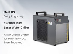 Cloudray CW 5200 CO2 Water Chiller 6L 10M for CO2 Laser Cutter Engraver