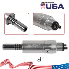 Dental Slow Low Speed Inner Spray Air Motor E-Type Handpiece 4 Hole fit NSK WY4