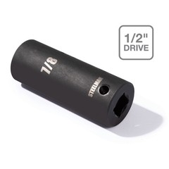 STEELMAN 1/2 in. Drive x 7/8 in. Deep Thin Wall 6-Point Impact Socket, 79406