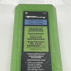 FORNEY 30905 E7018 Welding Rod 5/32inch 5 lb. LOW-HYDROGEN PREMIUM ELECTRODE