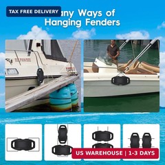 AWEMUFA Boat Fenders Easy to Install Bumper for Docking Ideal Fender for Pontoon