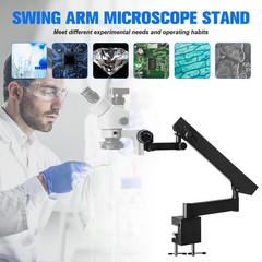Articulating Holder Stand with Table Clip Swing Arm Stand for Digital Microscope