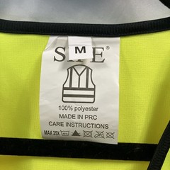Women’s 8-Pocket hi vis vest Saftey Green Yellow ANSI Compliant sz M Medium