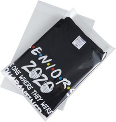 50pcs 9×12 Clear Resealable Poly Bags – Ideal for Clothing & T-Shirt Packaging
