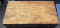 Vintage DIPROFIL MACHINE SMALL WOODEN DOVETAIL TOOL BOX ONLY – Empty – Sweden