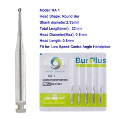 Wave Dental Carbide RA Latch Burs Taper Fissure Round Surgical Bur 4 8 701 557