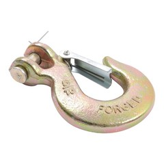 4 Pack 5/16″ G70 Chain Hook Clevis Slip Hook with Safety Latch 14000Lbs Capacity