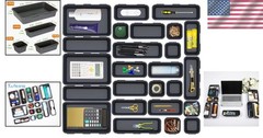 Effortless Organization: 25 Pcs Interlocking Desk Drawer Separators for Any Room