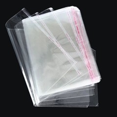 Clear Poly Bags Plastic Opp Cellophane Bags Open Flat Packing T-Shirt Apparel