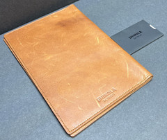 Shinola Medium Journal iPad Mini Cover w/o Tab Natural Leather Wallet