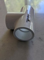 Lasco 3/4″ Schedule 40 PVC Tee (Slip x Slip x Slip) – USA Made