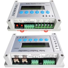 Dual Axis Solar Panel Tracker Controller W/6000N Linear Actuator Anemometer Kit