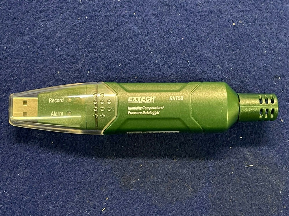 Extech RHT50 Humidity/Temp/Pressure Datalogger, -40 to 158°F w/USB Int