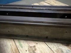 Vintage “The National Supply Co” Toledo Ohio Cast Iron 8’ Lathe Bed